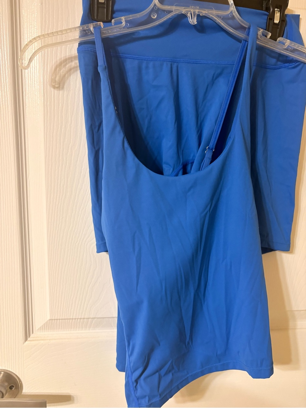 Amazon Blue Tank Top and Leggings Set